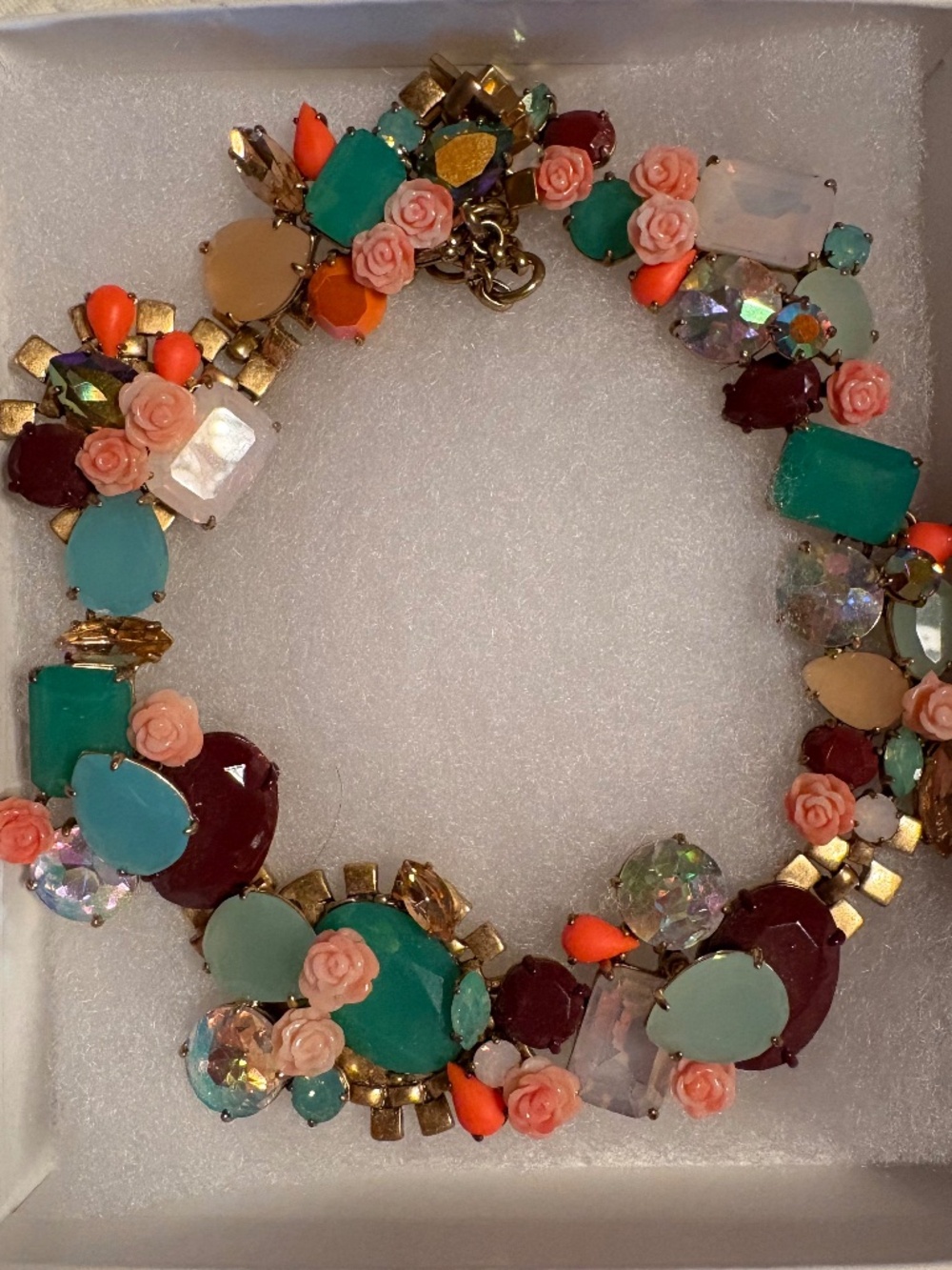 J. Crew Women Necklace With colorful Stones